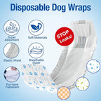 Pet Soft Disposable Male Dog Wraps - Image 3