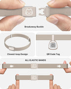 Cat Collar with QR Code Name Tag, Breakaway Kitten Collar - Image 3