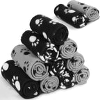 Tegeme 12 Pieces Fleece Blankets by Tegeme