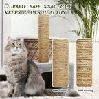 1/6 Inch Natural Sisal Rope, for Cat Scratching Post, DIY Hemp Twine, - Image 6