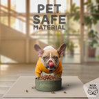 Dog Food Mat - 28x18 Raised Edges Dogs Mat - Image 3