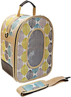 A&E CAGE COMPANY 001375 Green Happy Beaks Soft Sided Bird Travel Carrier - Image 4