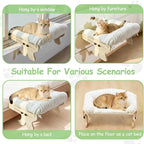cat Window Perch for Indoor Cats Large Window Hammock - Image 5