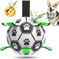 QDAN Dog Soccer Balls Toy with Bell Inside, Outdoor Interactive Toys by QDAN