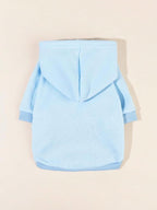 QWINEE Basic Dog Hoodie Sweatshirt Puppy Sweater Warm Cat Costumes Pet Clothes - Image 5