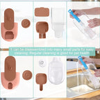 Hanging Automatic Food Water Dispenser, Gravity Rabbit Feeder and Water - Image 4