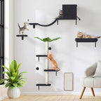 5-in-1 Cat Wall Shelves for 16 Inch Drywall: Space-Saving Wall Mounted Cat by ESOTTE