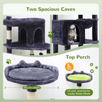 Globlazer Heavy Duty Cat Trees for Large Cats, Sturdy 72in Maine Coon Cat Tree - Image 4