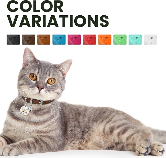 BRONZEDOG Leather Cat Collar - Image 5