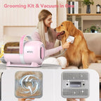 Afloia 6-in-1 Dog Grooming Kit, Pet Grooming Vacuum - Image 2
