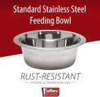 Jeffers Pet Standard Weight Stainless Steel Bowls - Image 3