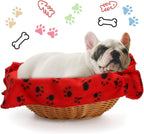 Yesland 20 Styles Dog Cat Fleece Blankets Puppy Blanket, 23.6 X 27.6 Inch Small - Image 6