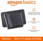 Amazon Basics Waterproof Anti-Slip Silicone Cat & Dog Food Mat, Pet Mats - Image 2