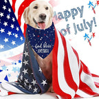 4th of July Dog Bandanas, Patriotic Party Pet Decorations 2 Pack, Adjustable - Image 7