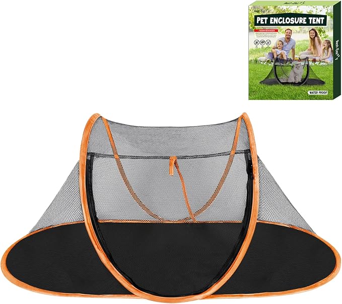 Cat Tent Outdoor, Pet Enclosure Tent Suitable by Rest-Eazzzy