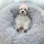 BODISEINT Modern Soft Plush Round Pet Bed - Image 2