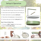 Bird Bath, Automatic Parrot Shower Bath, Birds Shower Bathtub - Image 3