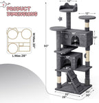 MoNiBloom 60 Inch Cat Tree Tower - Image 2
