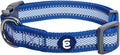 Blueberry Pet Medium Dog Collar in Reflective Navy Blue | Adjustable Classic by BlueberryPet