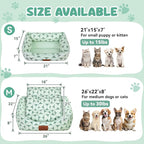 Rectangle Cat Dog Bed for Large Medium Small Pets Indoor Outdoor Machine - Image 2