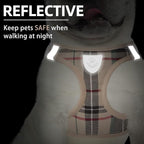 PUPTECK Adjustable Dog Harness Collar and Leash Set Step in No Pull Pet Harness - Image 5