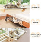 AMOSIJOY Cat Sill Window Perch Sturdy Cat Hammock Window Seat - Image 6