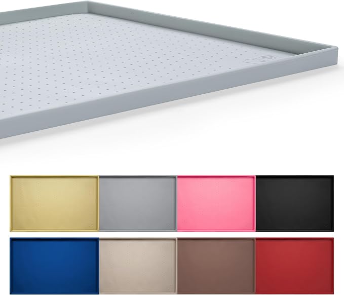 Hubulk Dog Feeding Mat, 100% Waterproof Food Grade Silicone Pet Food and Water by Hubulk