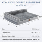 BFPETHOME Orthopedic Dog Bed for Extra Large Dogs-Big Waterproof Sofa Dog Bed - Image 4