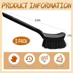2 Pcs Brush for Bird Baths Black Hard Bristle Cleaning Brush - Image 2