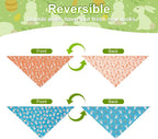 Easter Dog Bandanas Small 2PCS, 4 Pattern Colorful Scarf - Image 6