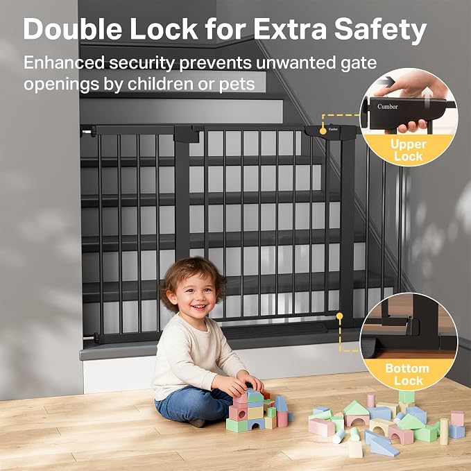 Cumbor 29.7"–51.5" Extra Wide Baby Gate - Image 4