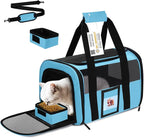 Cat Carrier Dog Carriers Airline Approved by SECLATO