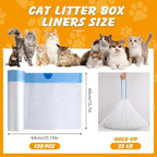 120 Pack Cat Litter Bags Compatible - Image 3