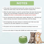 Ceramic Cat Water Fountain, 45oz/1.3L Ultra-Silent Automatic Pet Drinking Water - Image 9