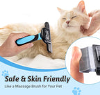 MIU COLOR Long Hair Pet Grooming Brush, Deshedding Tool - Image 6