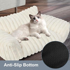 Cute Cat Couch Bed for Indoor Cats, Fluffy Pet Cat Sofa - Image 6