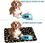 Personalized Dog Cat Mat with Name Photo Custom Placemat Feeding Mats - Image 6
