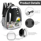 Bird Backpack Carrier, Travel Bird Cage - Image 3