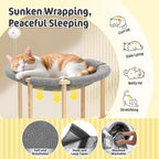 Pawaboo Elevated Cat Hammock Bed, 2-Tier Cats Bed - Image 4