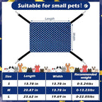 Jetec 2 Pack Cat Hammock for Cage, Catio Accessories Reversible Soft Cats Bed - Image 4
