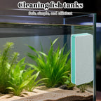 4 PCS Fish Tank Cleaning Tools, Aquarium Glass Cleaner Sponge Double Sided - Image 3