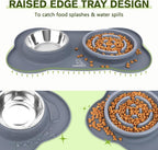 Pecute Slow Feeder Dog Bowls to Slow Down Eating, Dog Bowl Slow Feeder - Image 4