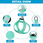 Hipubby Dog Harness and Leash Set, No Pull Soft Mesh Puppy Harness - Image 2