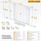 Cumbor 2 Pack 29.7-40.6" Baby Gate - Image 9
