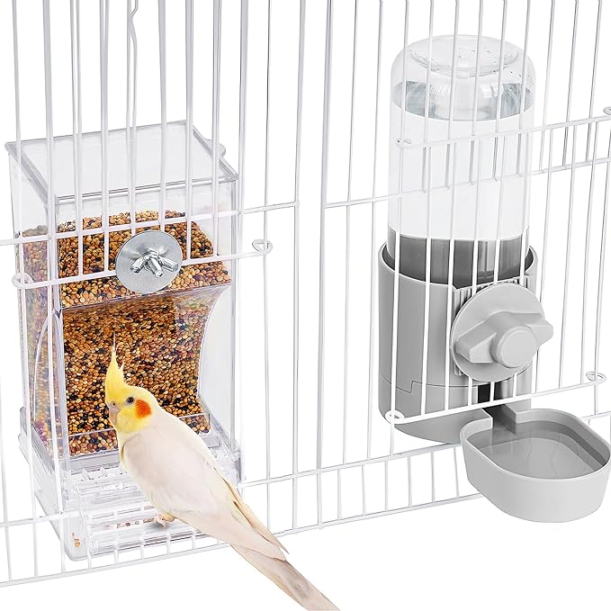 No Mess Bird Feeder Water Dispenser Set, Bird Feeder by lemtrflo