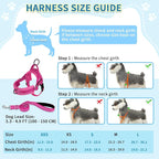 SlowTon No Pull Small Dog Harness and Leash Set, Puppy Soft Vest Harness Neck & - Image 5