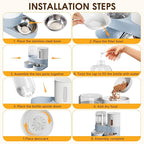 Automatic Gravity Cat Dog Feeder and Water Dispenser - Image 6