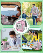 Guinea Pig Carrier Backpack, Portable Rabbit Travel Carring Bag - Image 6