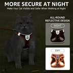 SCENEREAL Fall Thanksgiving Cat Harness and Leash Set Escape Proof, Soft Mesh - Image 4