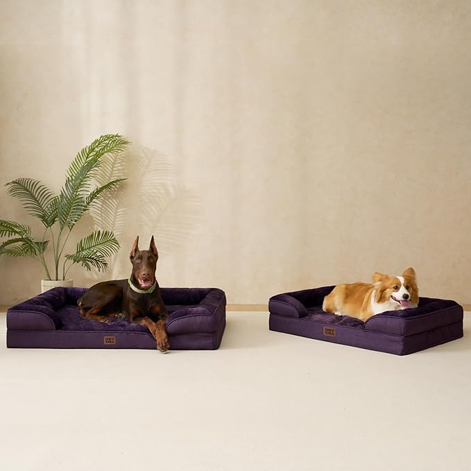 EHEYCIGA Orthopedic Dog Beds for Extra Large Dogs, Waterproof Memory Foam XXL - Image 8